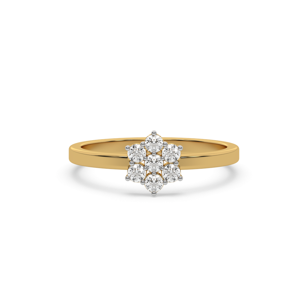 Floral Essence - Lab Diamond Ring : LLRG0097