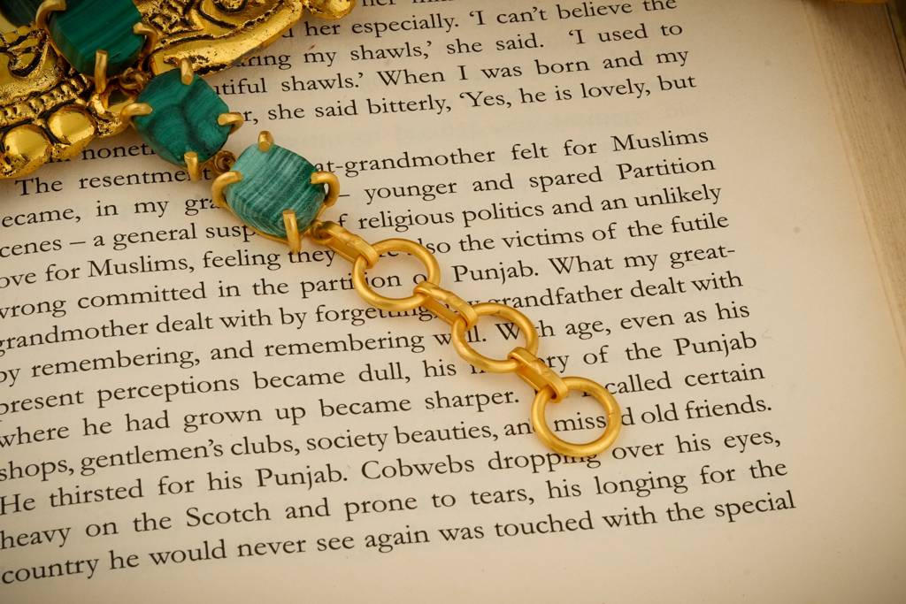 Natural Uncut Malachite Bracelet : NAGB15