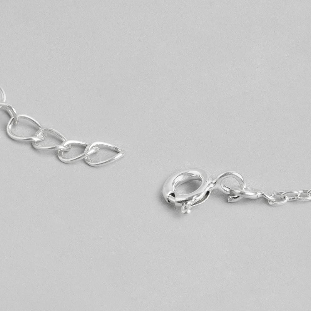 92.5 Silver Round Zircon Necklace : 92.5 Silver Round Zircon Necklace : 92.5 Silver Round Zircon Necklace : 92.5 Silver 