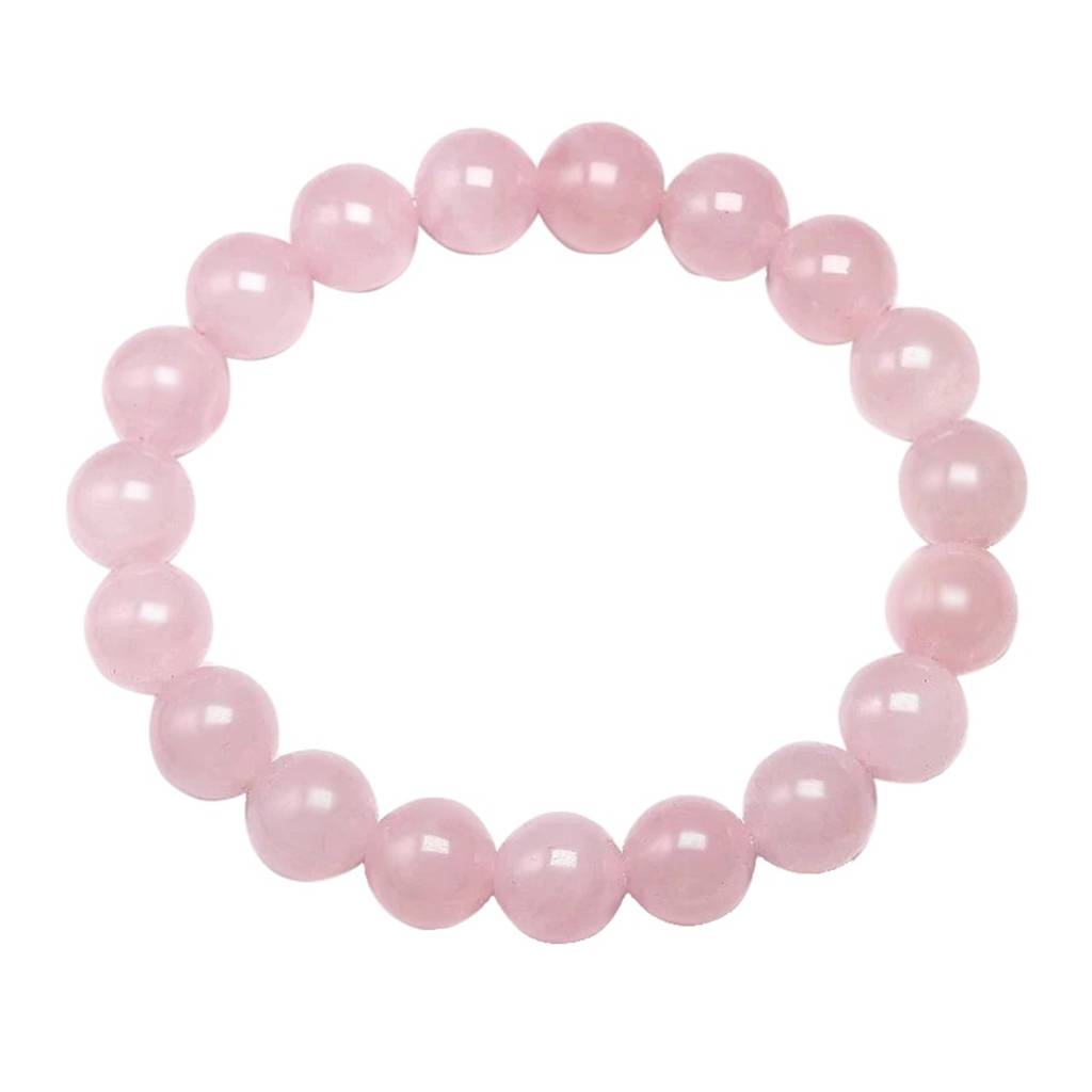 Natural Rose Quartz Stone Bracelet : IS-BR-ST-1126