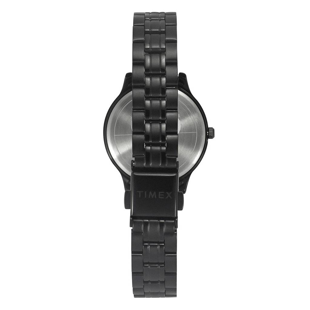 Timex Round 32Mm Black Dial Analog Women Watch - Twel149Smu04 : TWEL149SMU04
