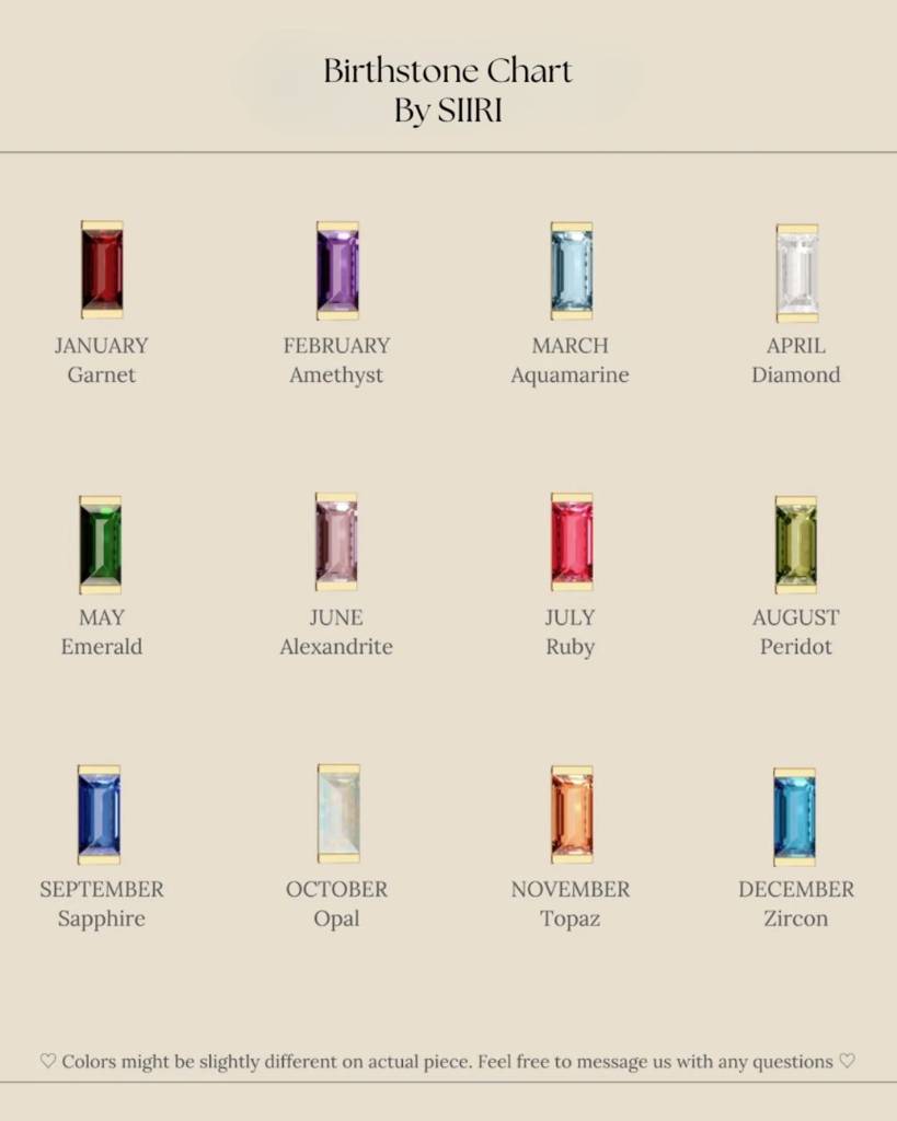 Birthstone Earrings For Women | Premium Baguette Huggies | April: Faux Diamond : CJST201141404DW