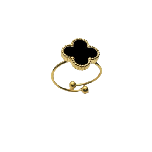 Lucky Clover Ring : LuckyCloverRing-LT-RG-SG-08