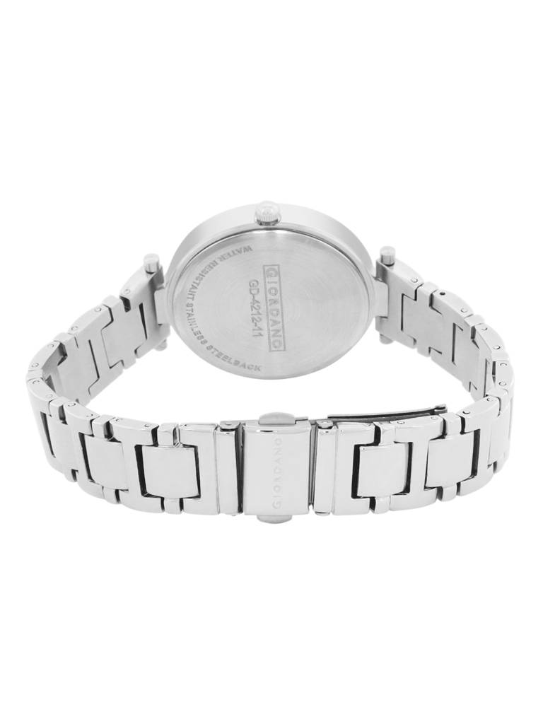 Analog Wrist Watch For Women | Stylish Metal Strap With Water Resistant 3 Hand Mechanism For Girls & Ladies To Co : GD-4212-11