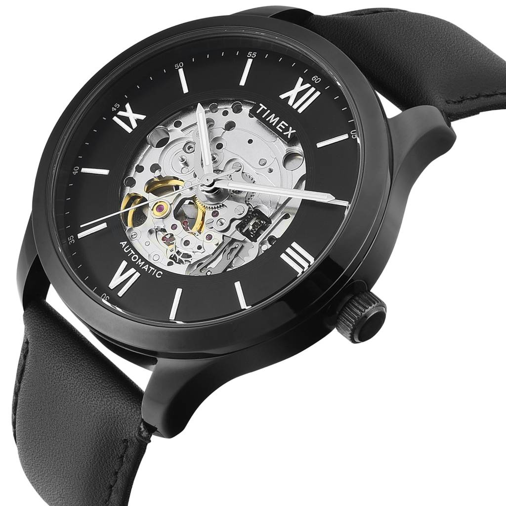 Timex Round 44Mm Dial Analog Automatic Men Watch - Tweg208Smu13 : TWEG208SMU15