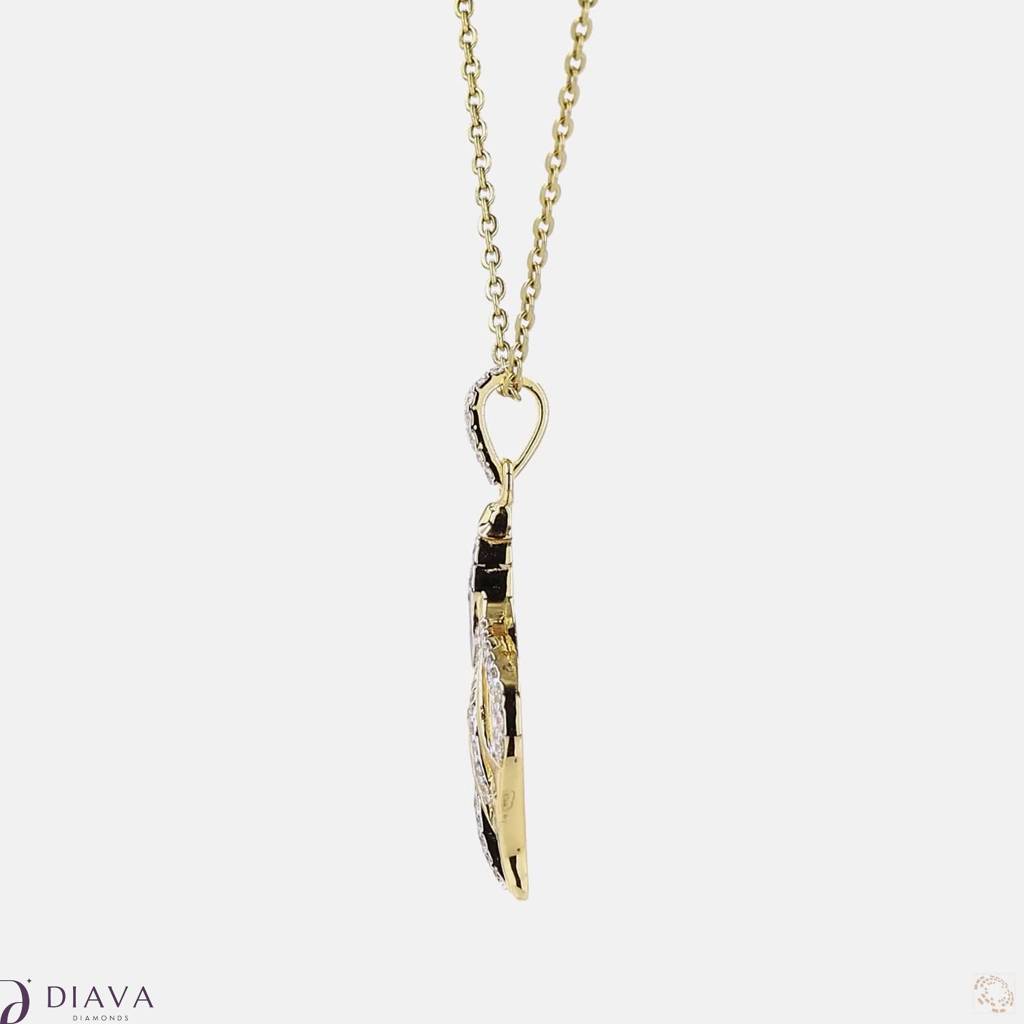Waves Of Diamonds Pendant : WavesofDiamondsPendant