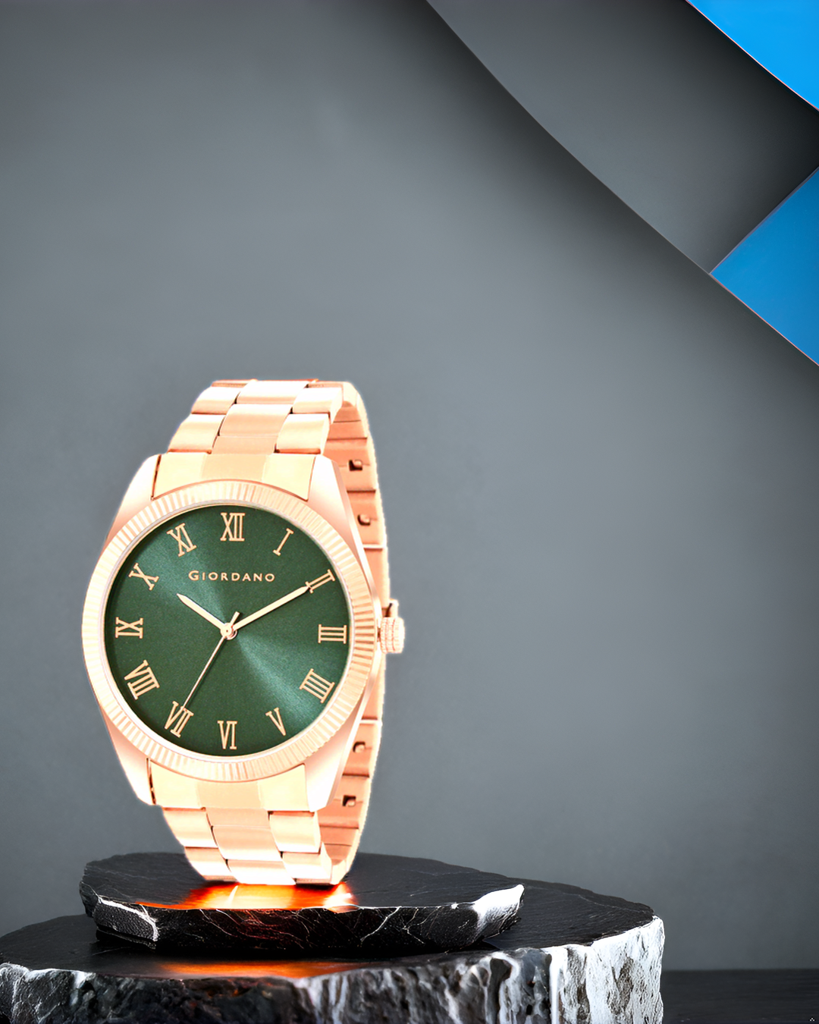 Giordano Classic Formal Analog Watch For Men With Stainless Steel Strap And Roman Numeric Indices -Gz-50112 : GZ-50112-66