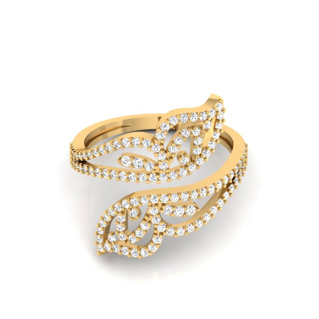 Cyra Designer Silver Ring