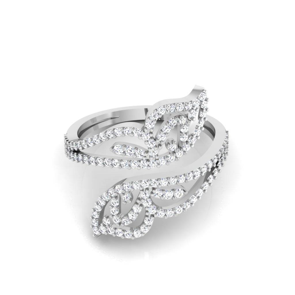 Cyra Designer Silver Ring