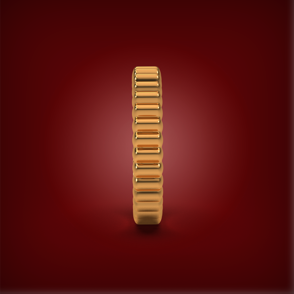 Royale Fluted Stacking Set | 925 Sterling Silver : ABB165G10