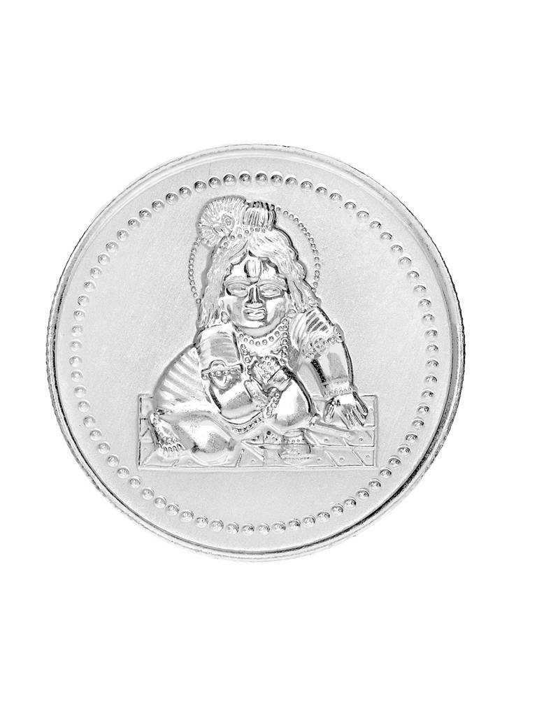 Laddu Gopal 10 Gram 999 Round Silver Coin : SJSC5003