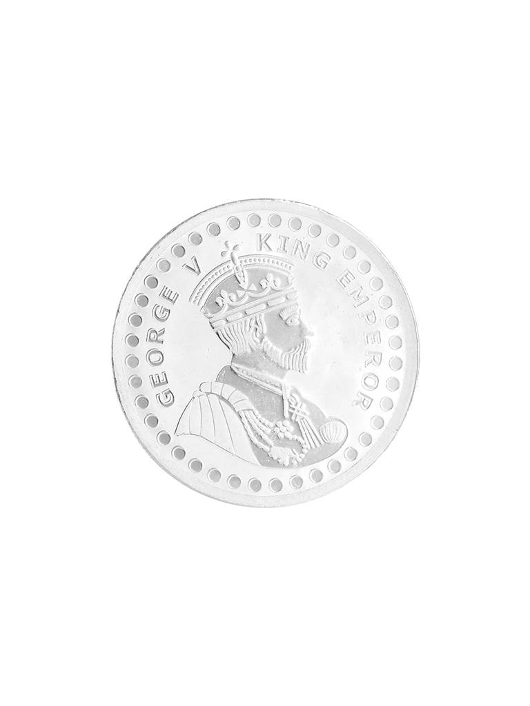 999 Silver King George Round 10 Gm Silver Coin : SJSC5008