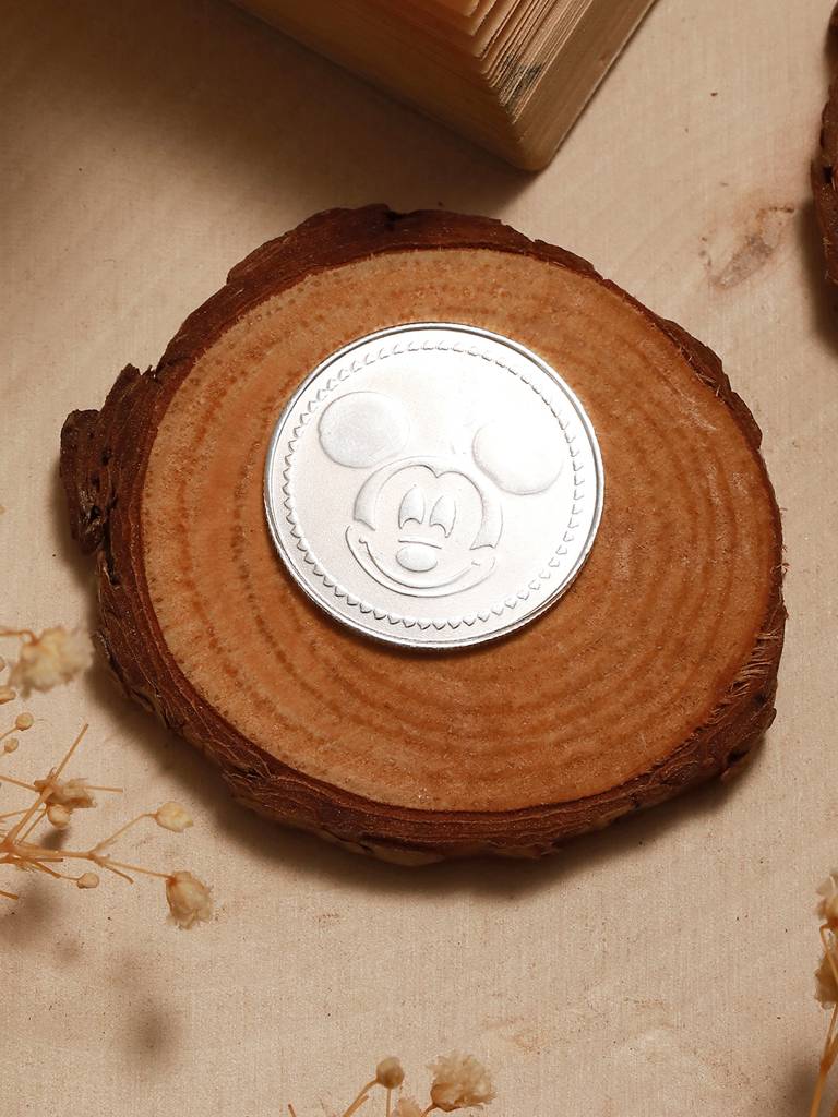 Mickey Mouse 10 Gram 999 Round Silver Coin : SJSC5014