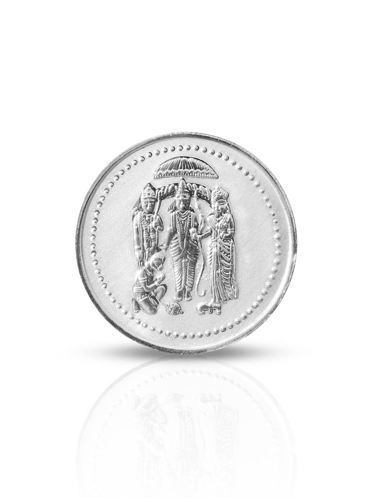10 Gram 999 Purity Silver Coin Of Shri Ram Darbar : SJSC5019