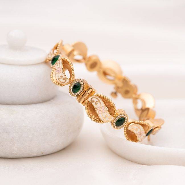 Raha Meenakari Bangle : PA-2080