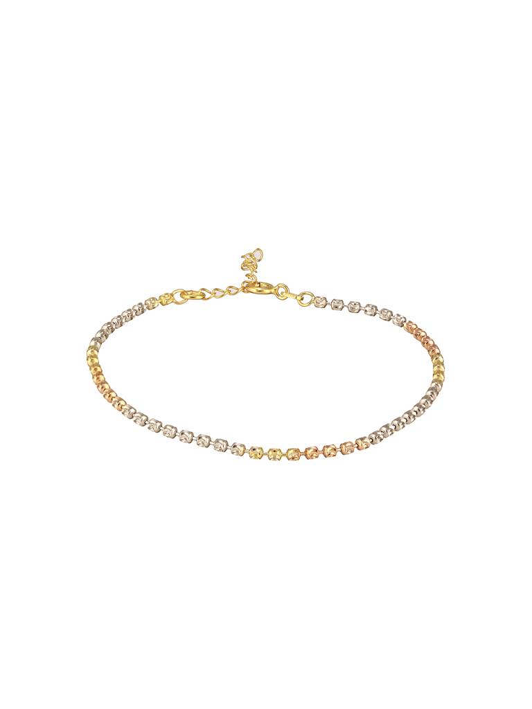 925 Sterling Rhodium Plated Designer Italian Finish Wraparound Adjustable Bracelet : AGBR5195