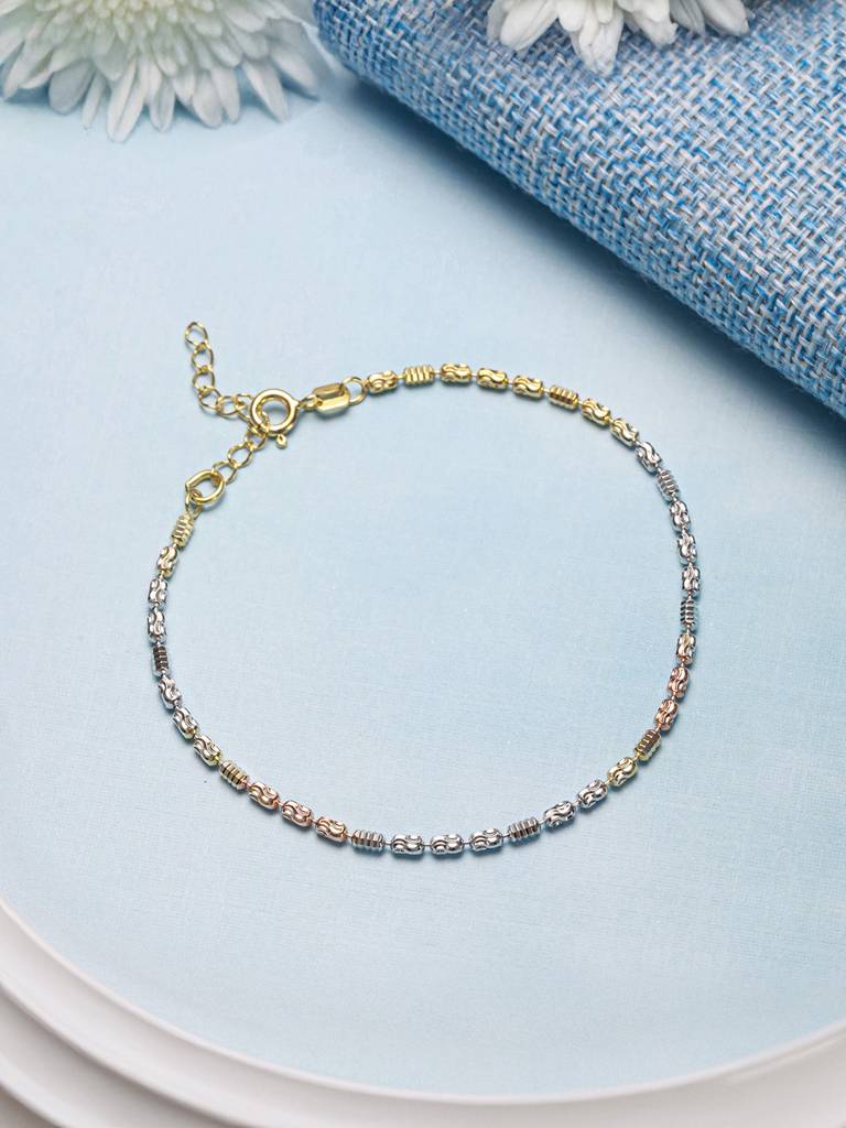 Periwinkle Three Layer Bracelet Stack By Boho Betty