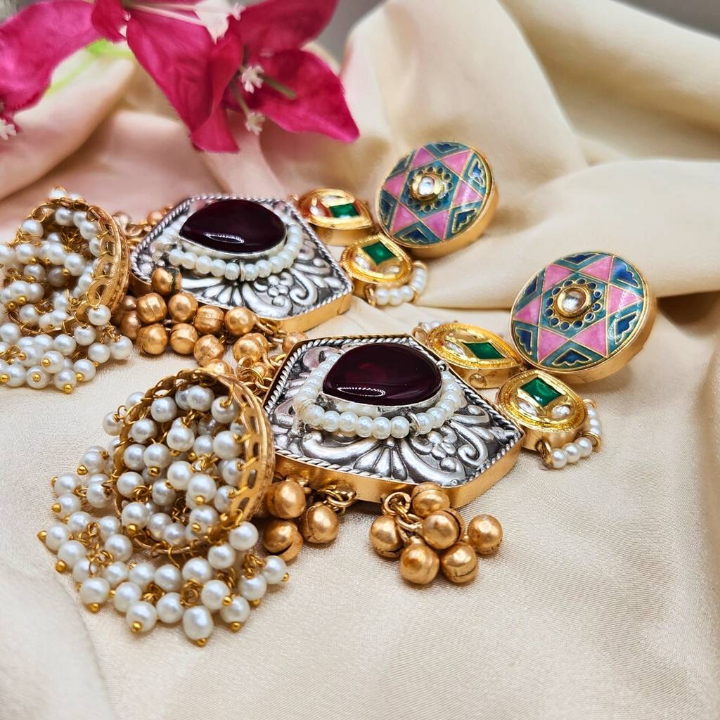 Saanjh Kashmiri Earrings : ER042
