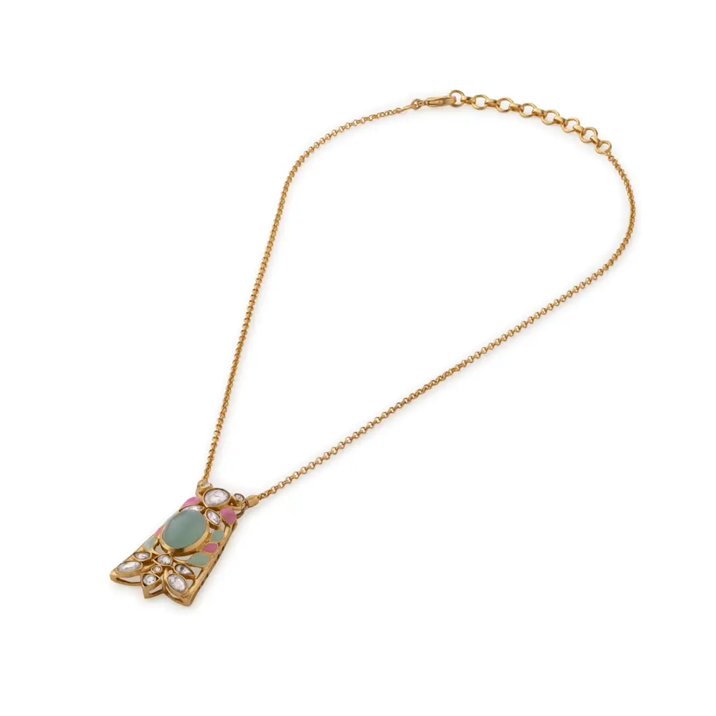 Gulmohar Springtime Chainette By Tribe Amrapali : 1080
