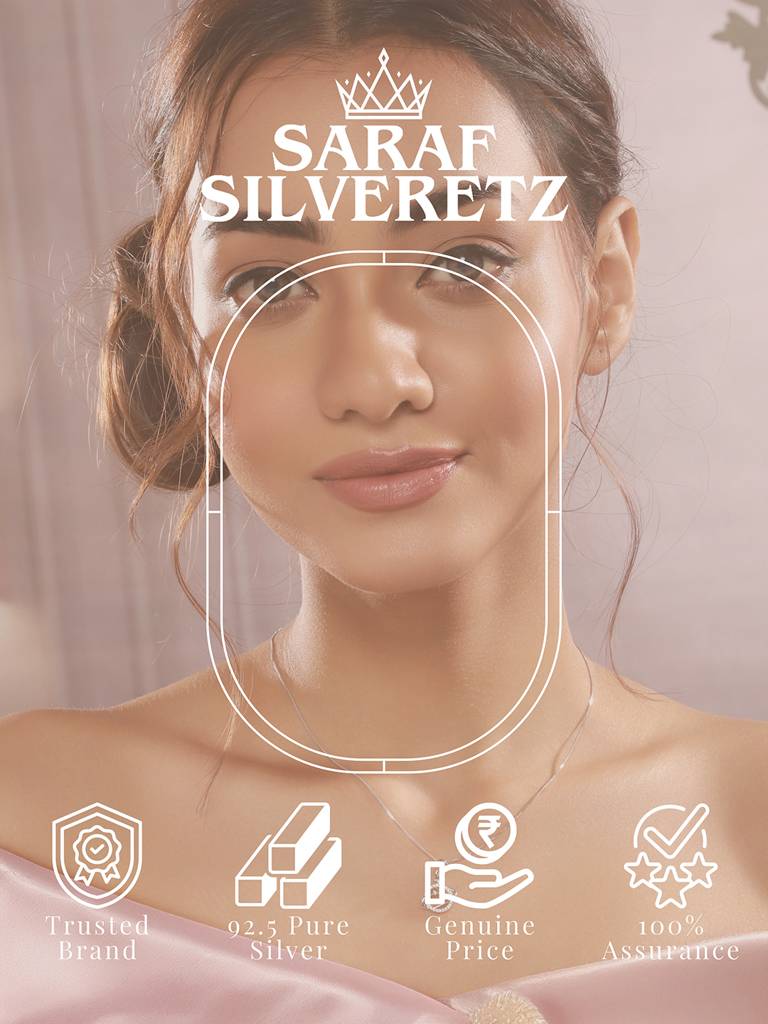 925 Sterling Silver Cz Studded Delicate Orbital Star Pendant Necklace & Chain : AGLK5277