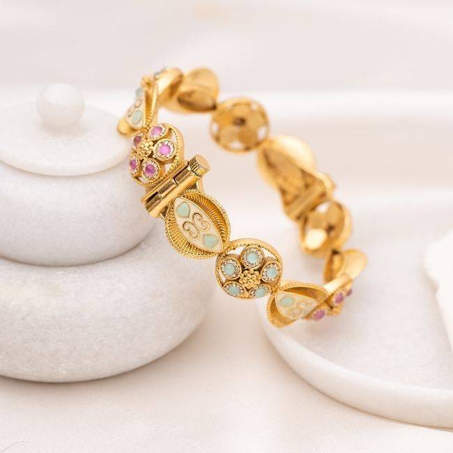Osheen Meenakari Bangle : PA-2600