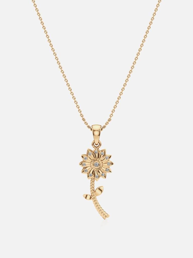 Sunflower Bloom Pendant : M2PT7