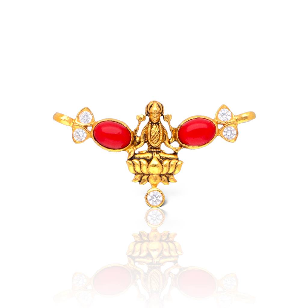 Radiant Red Laxmi Pendant : 537