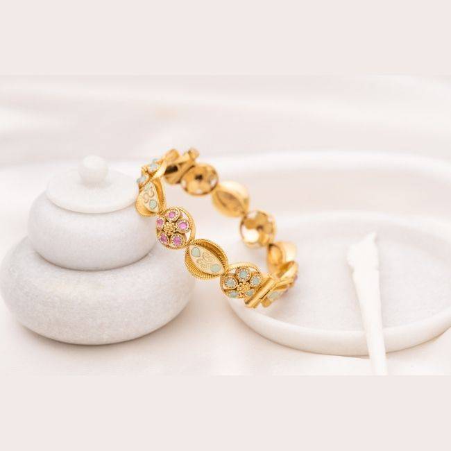 Osheen Meenakari Bangle : PA-2600