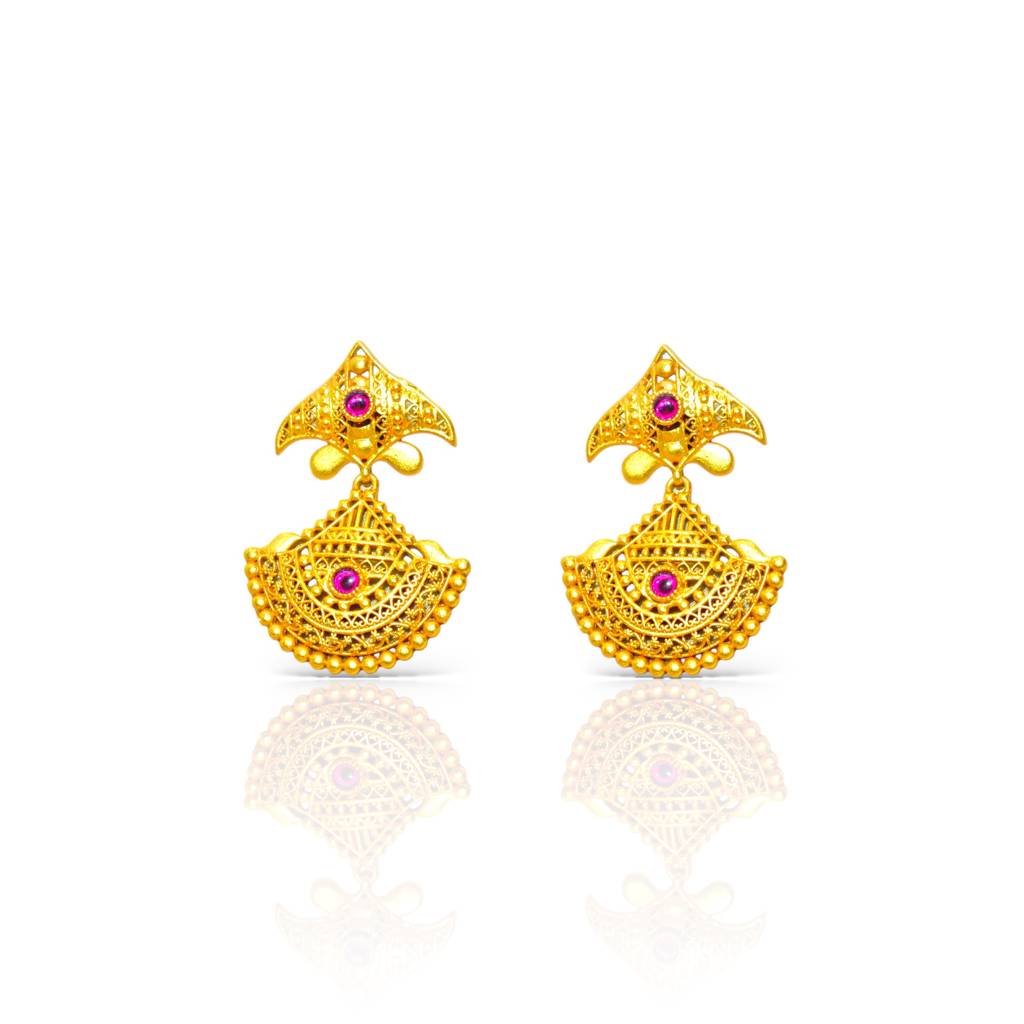 Golden Blossom Earrings : 550