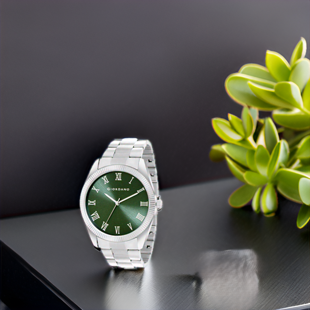 Giordano Classic Formal Analog Watch For Men With Stainless Steel Strap And Roman Numeric Indices -Gz-50112 : GZ-50112-11