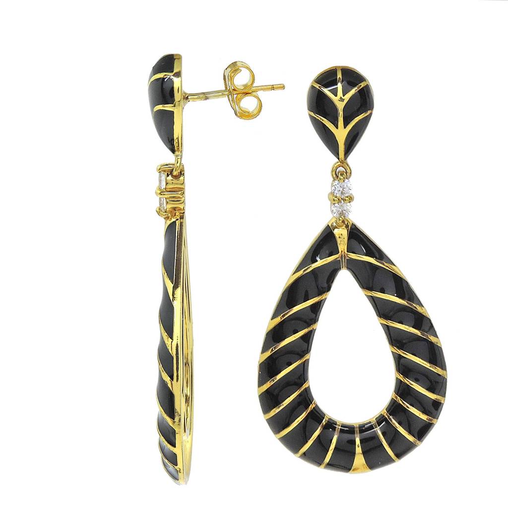 Midnight Beauty Danglers : 6115ER