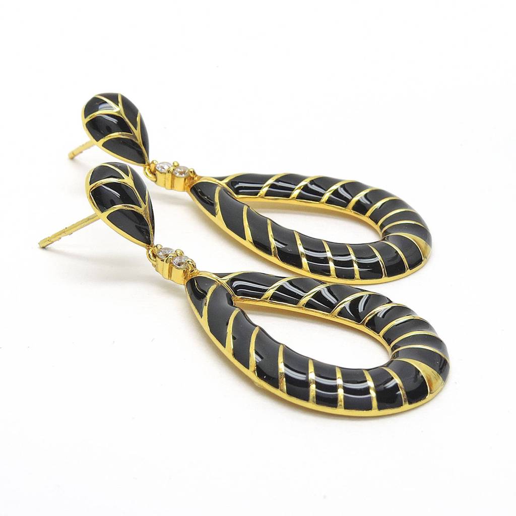 Midnight Beauty Danglers : 6115ER