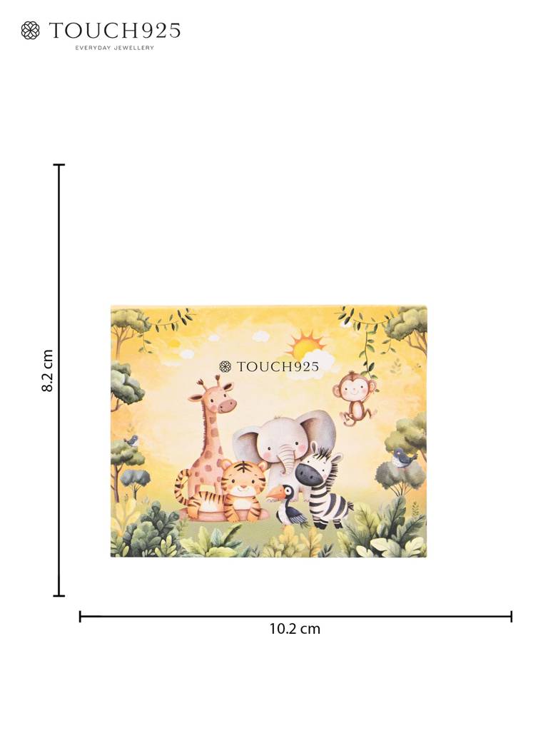 999 Silver Jungle Baby Coin Box : IS23