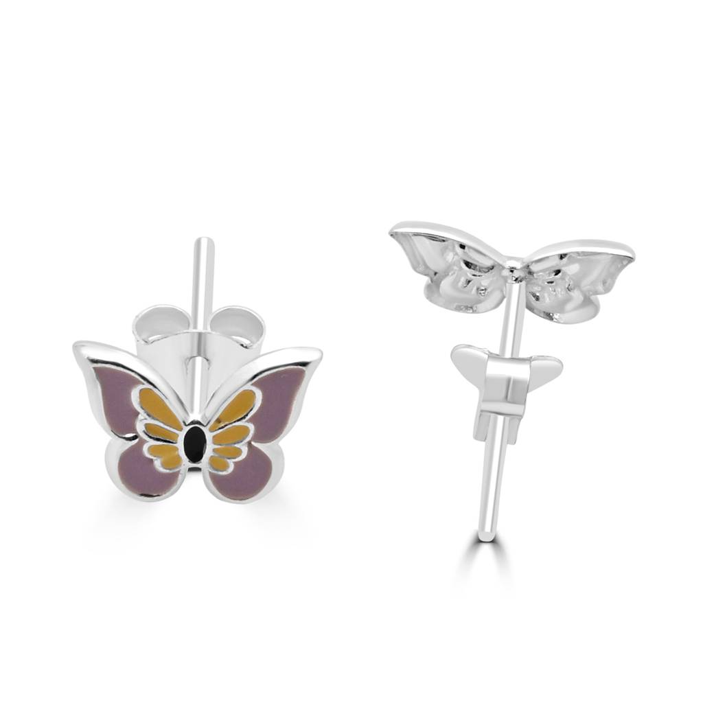 Delicate Sterling Silver Animal-Themed Stud Earrings For A Subtle Yet Bold Statement : TWP1252