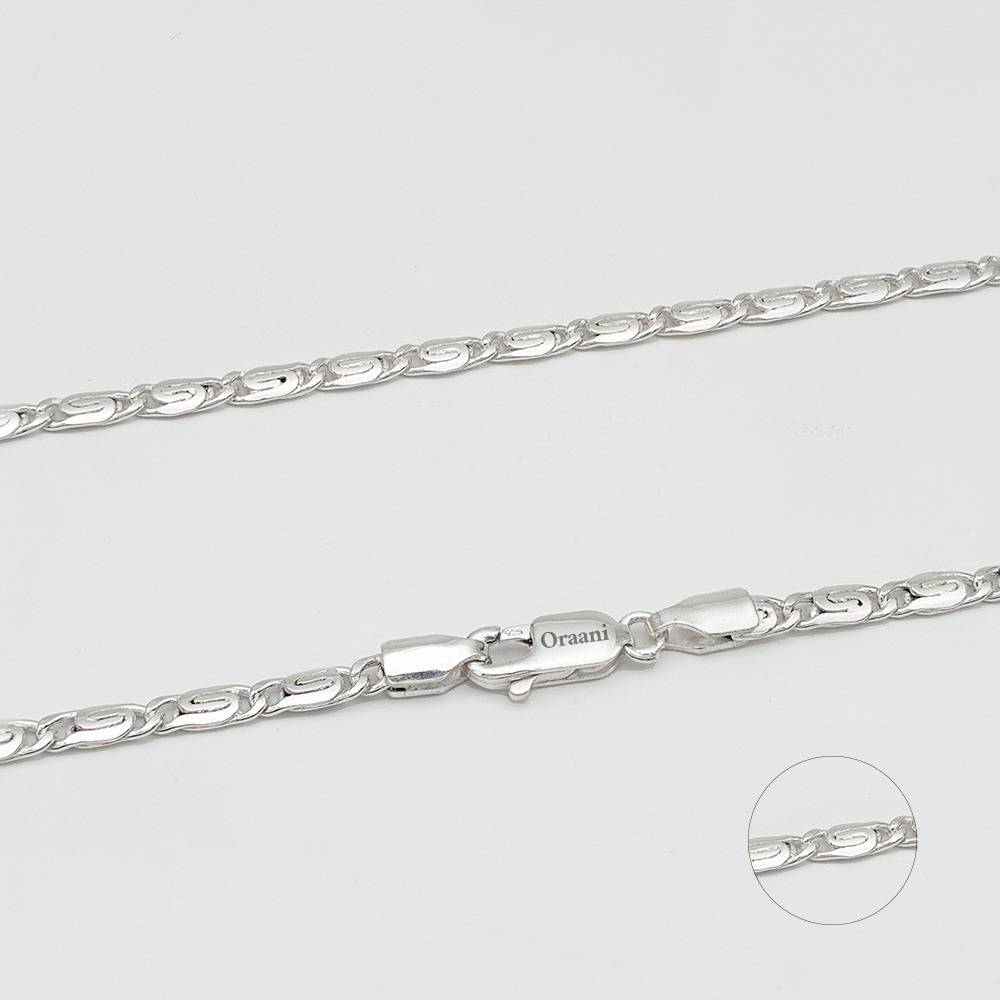 925 Sterling Silver Fisher Chain | Unbreakable | 20 Inches | Unisex | 925 Stamped : CH074_20