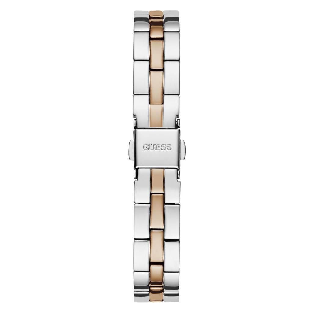Guess Round 28Mm Silver Dial Analog Women Watch - Gw0762L4 : GW0762L4