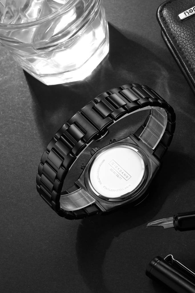 Giordano Luxury Multifunctional Watch For Men With Round Dial, Date Display And Stainless Steel Strap : GZ-50152-11