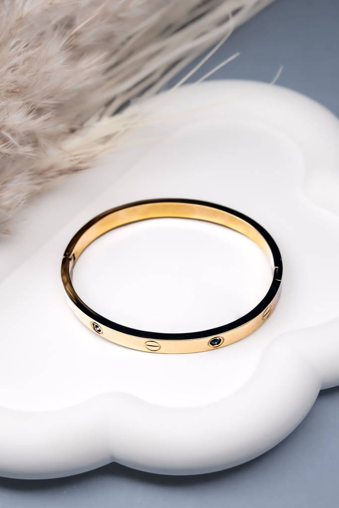 Vyomamayi Bangle Bracelet | Anti Tarnish | 18K Gold Plated : RKAT000013