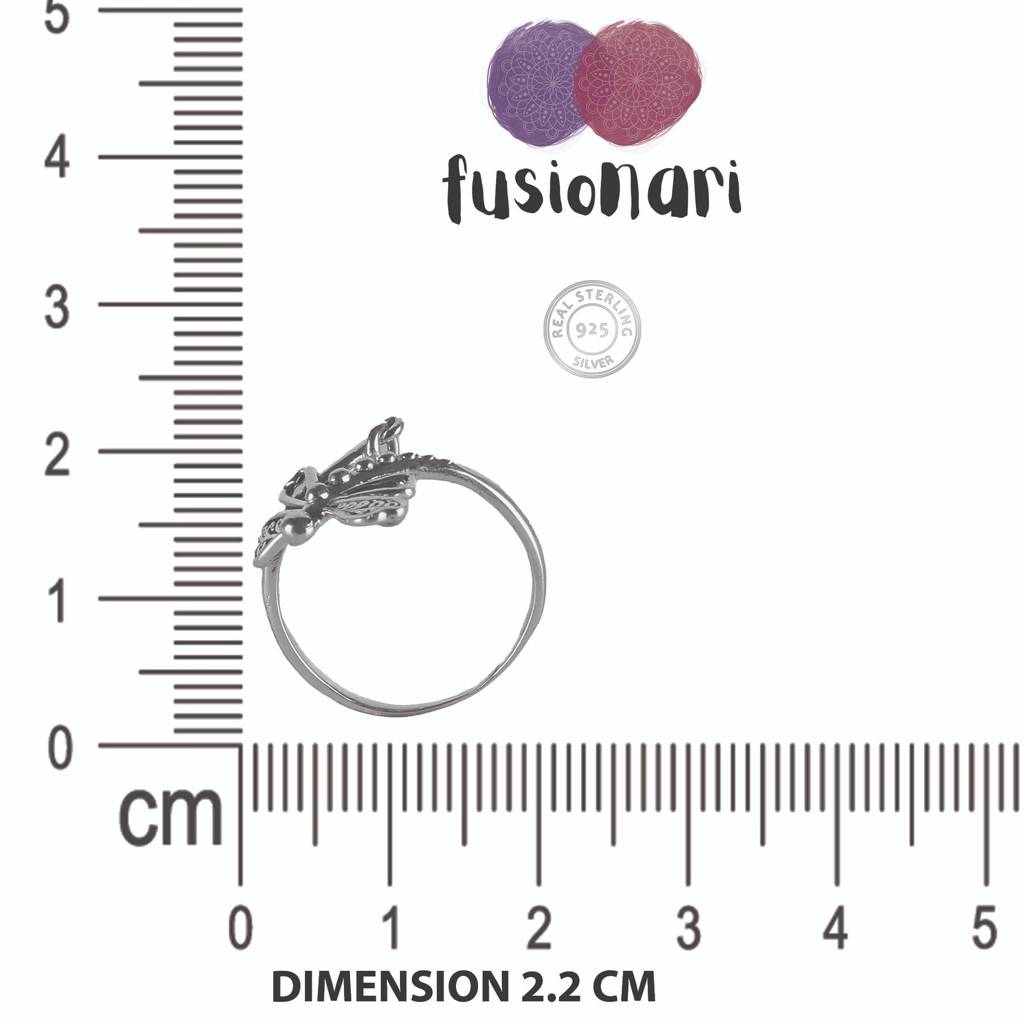 925 Sterling Silver Plain Silver Ring For Women | Authentic Silver Jewelry | Handcrafted Elegant Gift : FU-0842