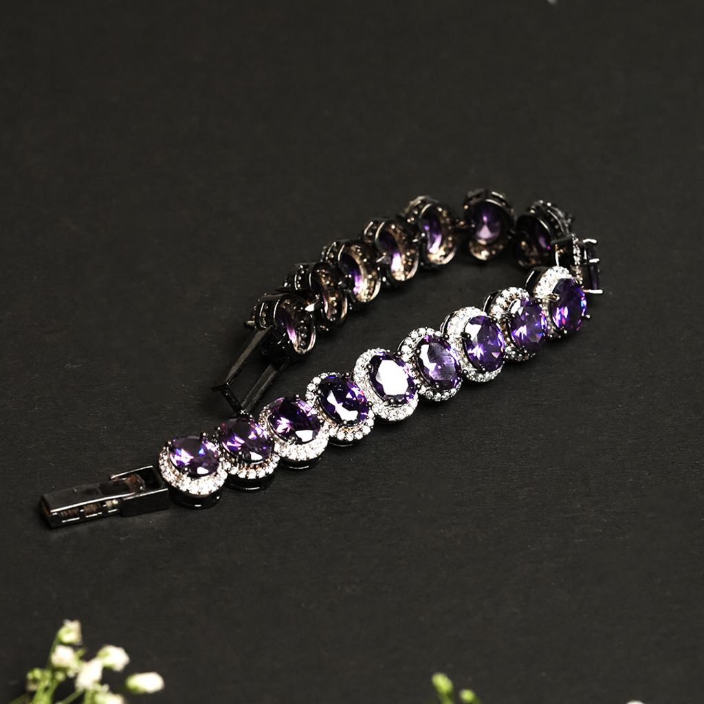 Black Polish Ad Bracelet : CAO0225VIH