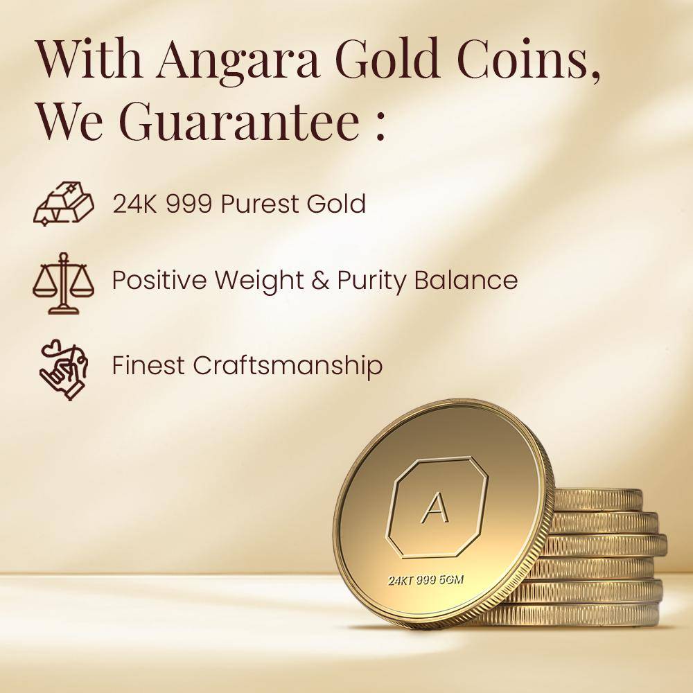 24Kt 5 Gm Lakshmi Gold Coin : SC0003-YG-C