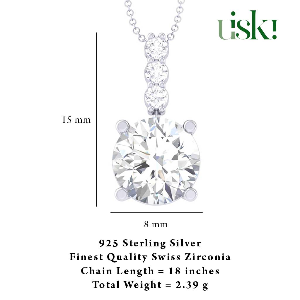 Iski Uski 925 Sterling Silver Megan Pendant