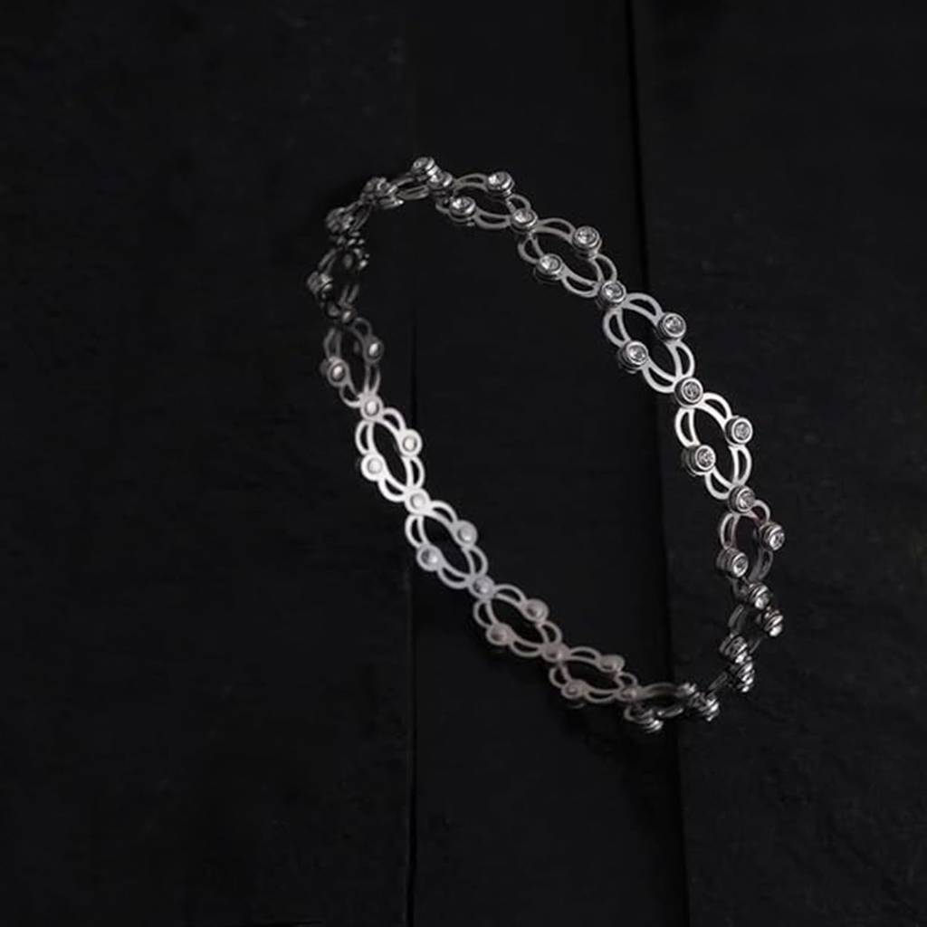 Cubic Zirconia Studded Fancy Bracelet Come Ring Jewellery For Women & Girls : PX8B106S