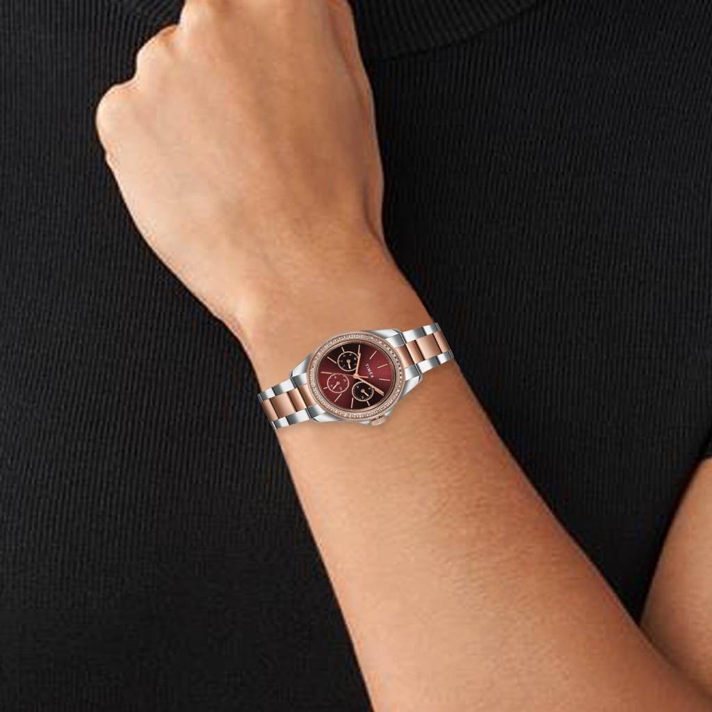 Timex Round 36Mm Dial Analog Women Watch - Tw000Z401 : TW000Z401