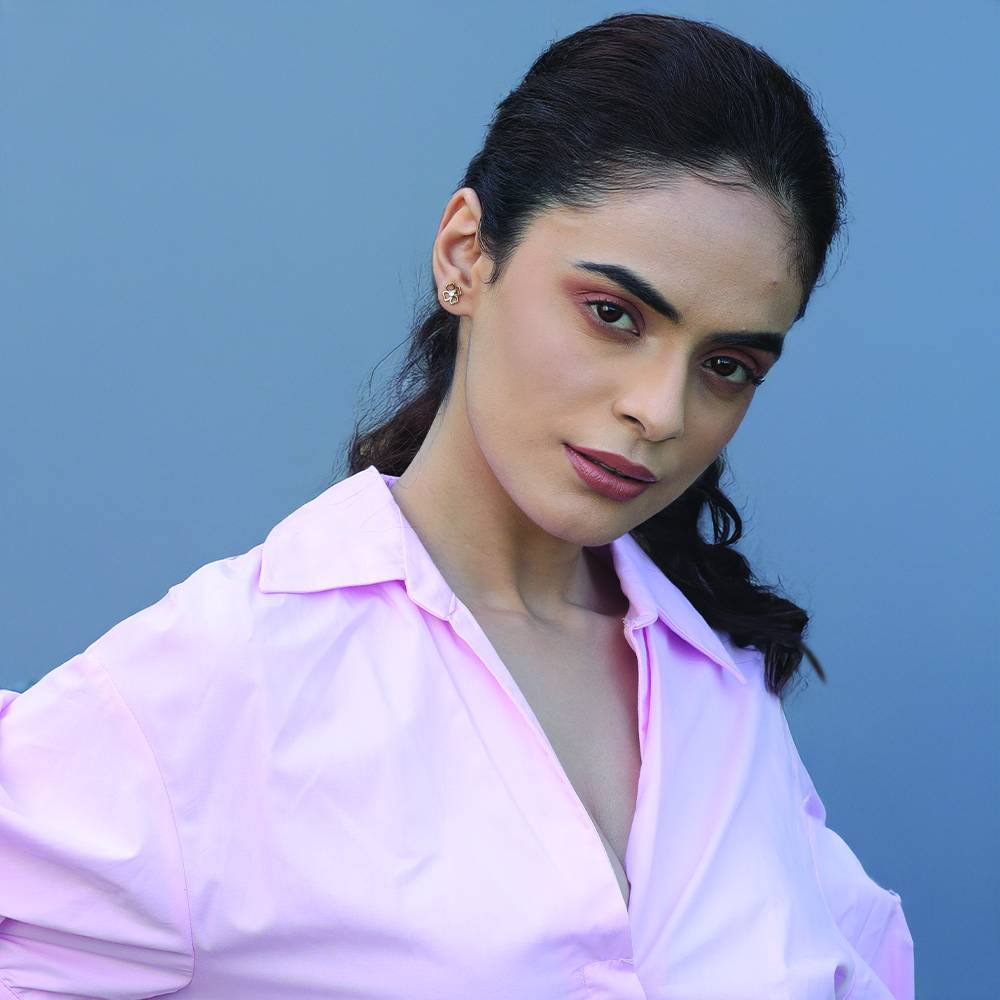 Clover Bezel - Lab Diamond Stud Earrings : LLER0142