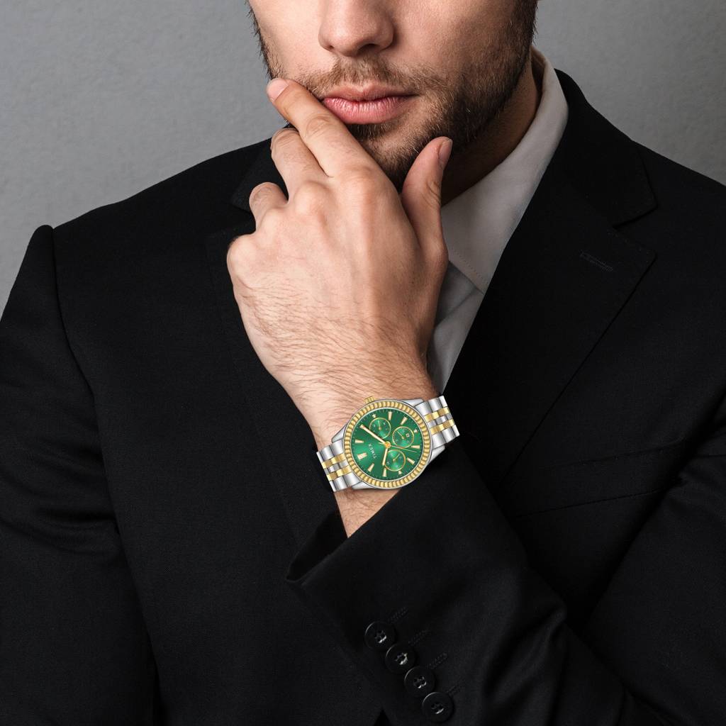 Timex Round 42Mm Dial Analog Pair Watch - Tw0Pre001 : TW0PRE002