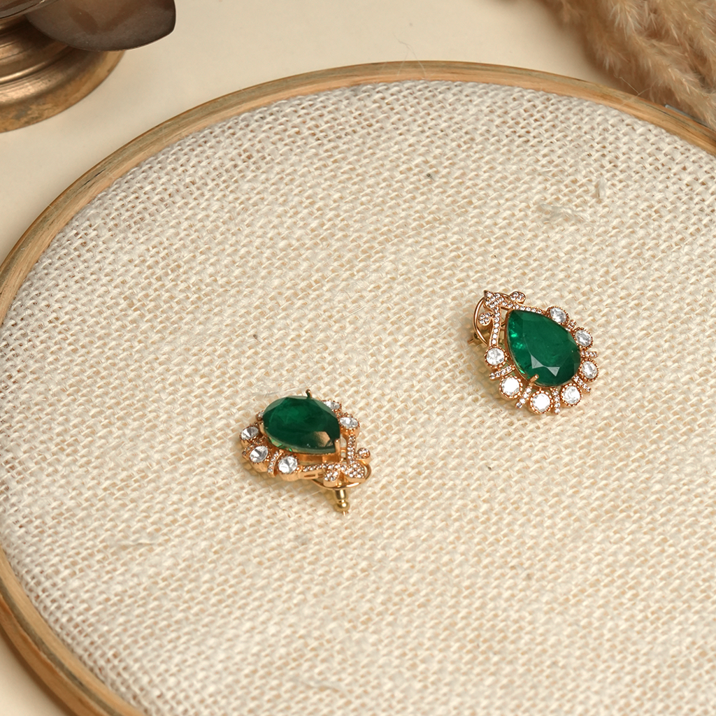 Green Doublet Moissanite Tops : CAO0024MPS