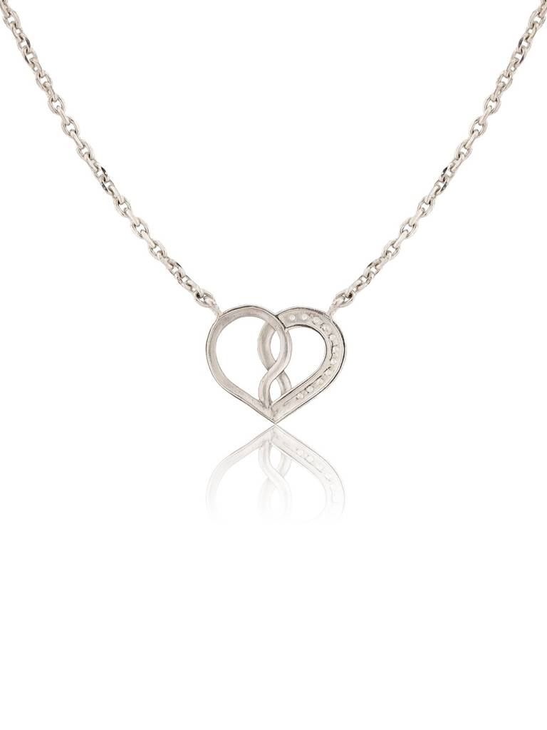 Valentine’S Day Entwined In Love Sterling Silver Necklace : 8905124575002