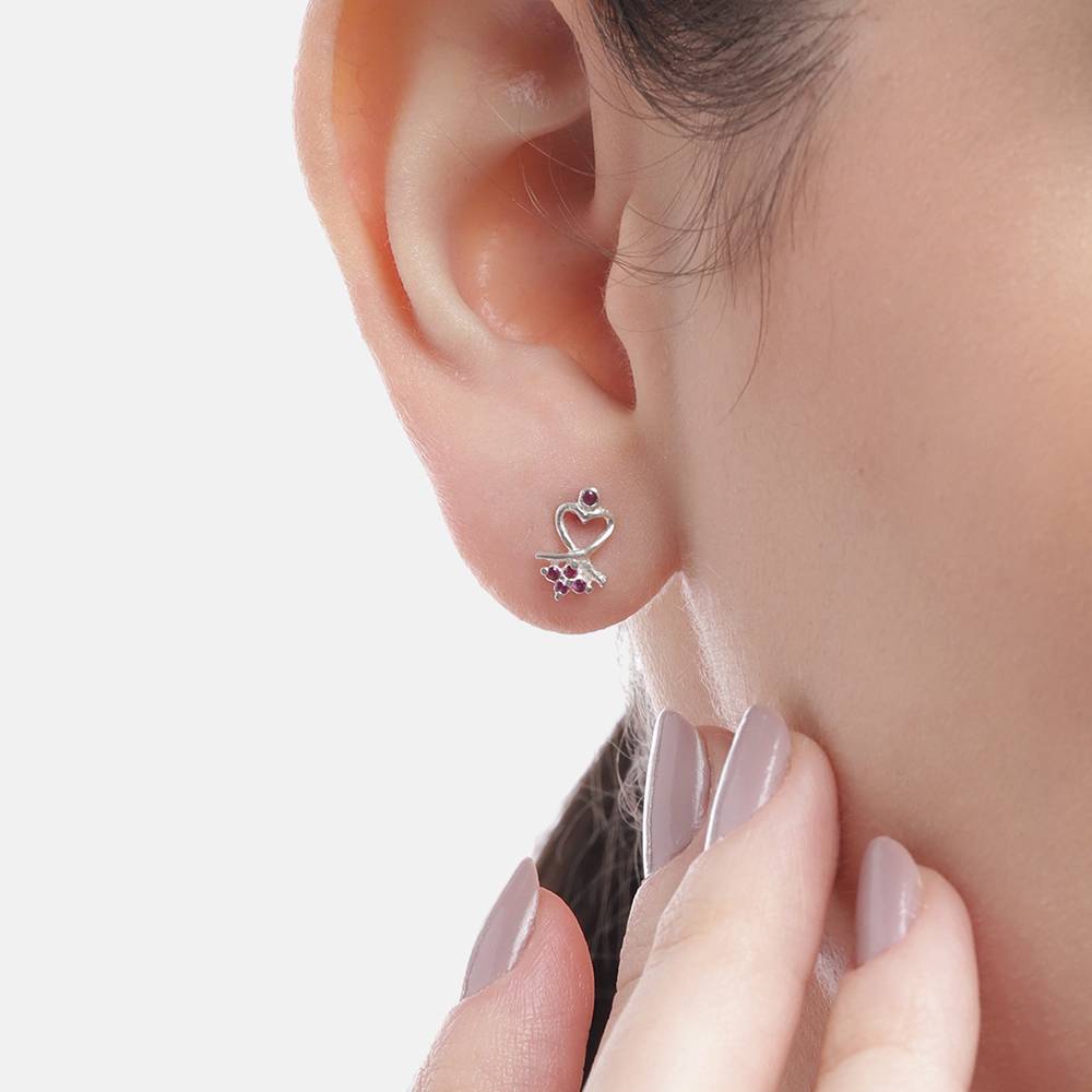 Silver 92.5 Pink Earring : Silver 92.5 Pink Earring : Silver 92.5 Pink Earring : Silver 92.5 Pink Earring : Silver 92.5 