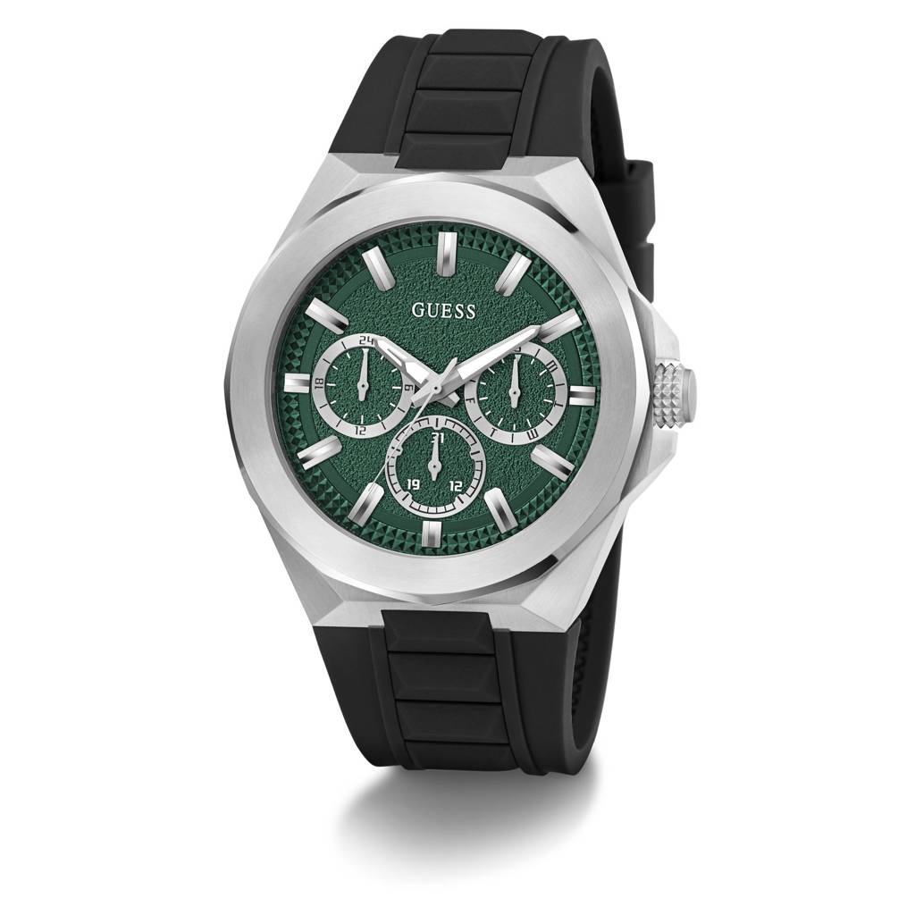 Guess Round 46Mm Green Dial Analog Men Watch - Gw0799G3 : GW0799G3